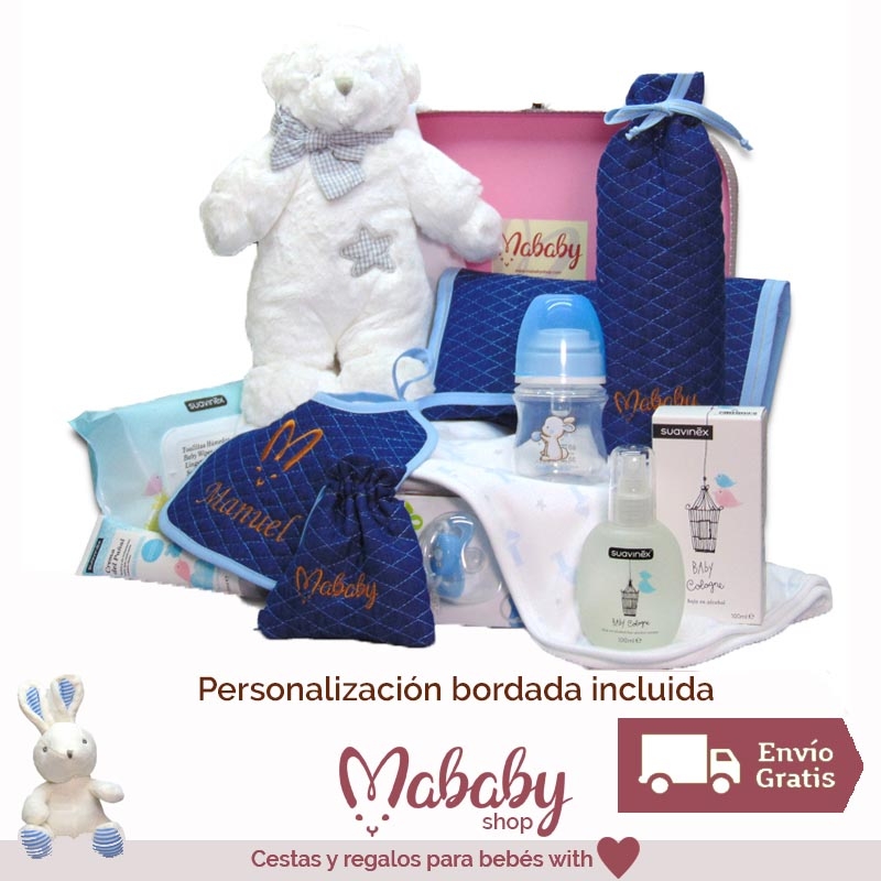 Los maletines de regalo con el ajuar del beb son nuestro productos estrella.