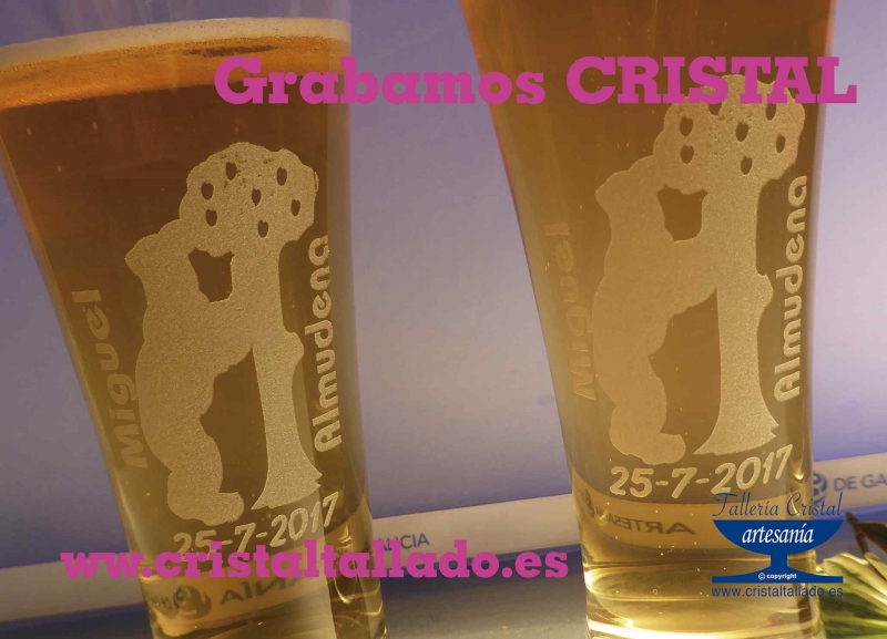 grabar cristal en amazon.