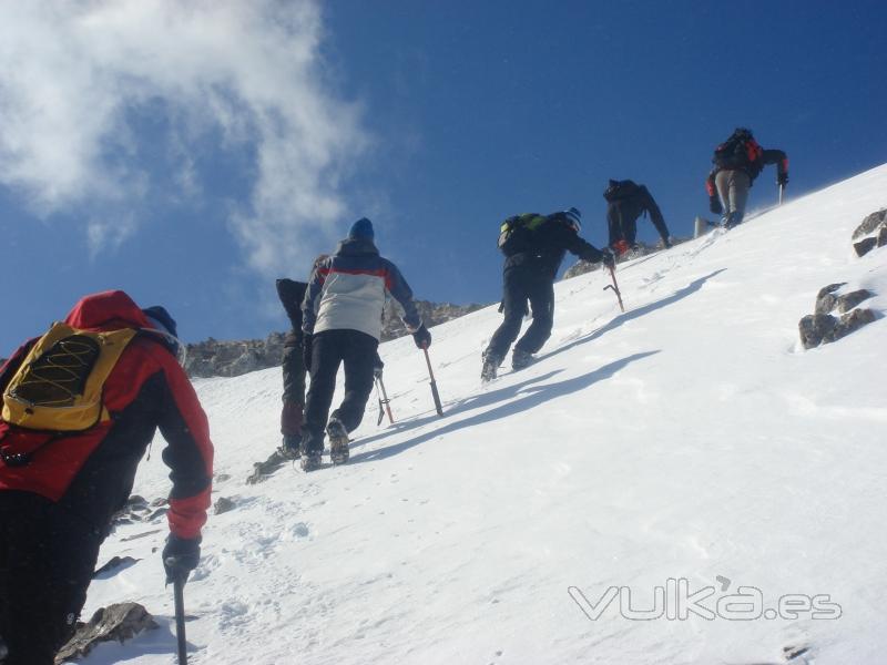 Curso de alpinismo invernal