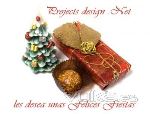 Projects design .Net les desea unas Felices Fiestas