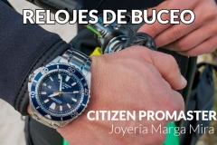 Relojes de buceo - relojes citizen promaster divers 200 - joyeria marga mira