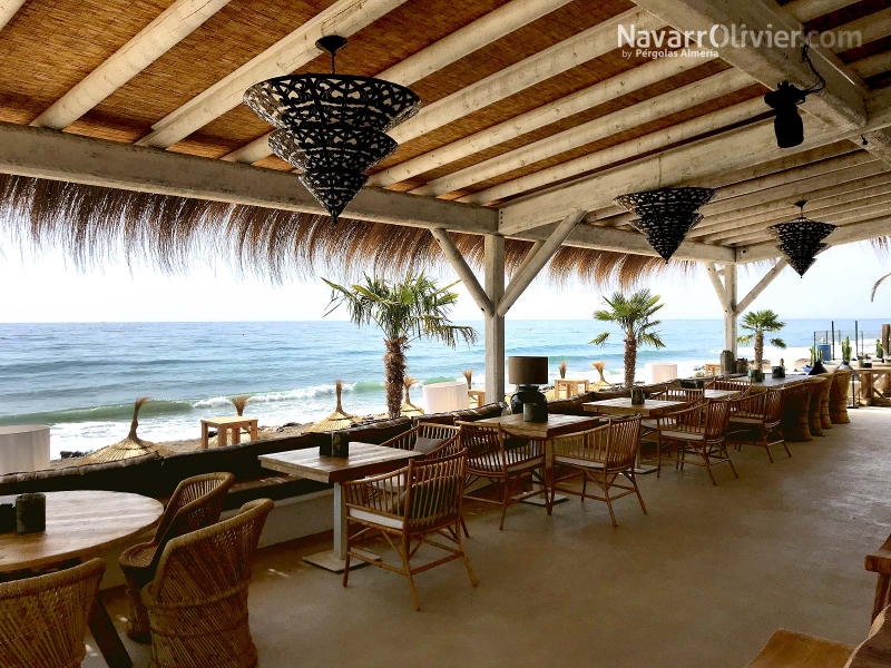 Terraza para Playa Juana Beach Club, Mojcar