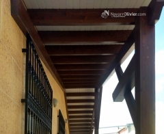Pergolas y porches en madera tratada para exterior