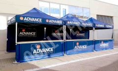 Carpas plegables qualytent 3x3m, personalizadas affinity
