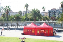 Carpas plegables qualytent 4x4m, personalizadas fullprint airfrance