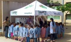 Carpa plegable qualytent 3x3m con techo blancor personalizada garby