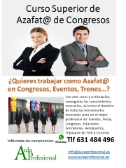 Curso Superior de Azafat@ de Congresos y Tripulante de tren