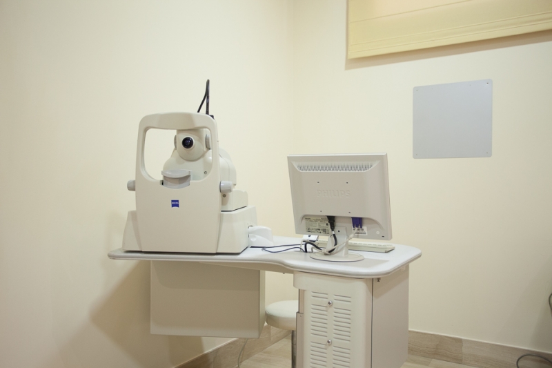Sala de optometría Oftalvist Denia