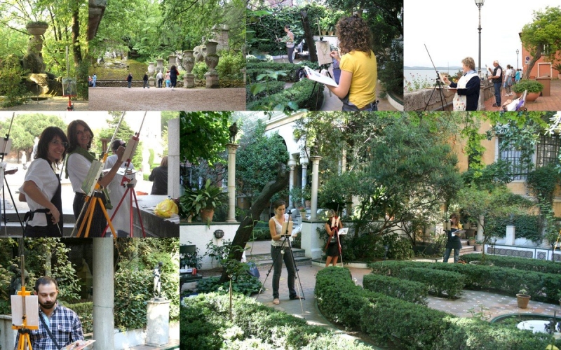 Curso de pintura al aire libre en Madrid y Europa