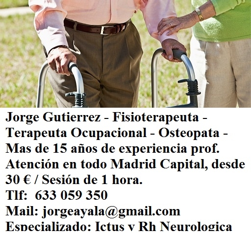 Fisioterapeuta Domicilio Madrid