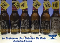 Etiquetas de cervezas para bodas