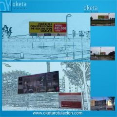 Valla publicitaria, aoketarotulacion, rotulosvitoria