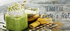 Té matcha, pruébalo, está riquísimo