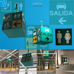 Senaletica parking estacion de autobuses vitoria-gasteiz, aoketarotulacion, rotulosvitoria