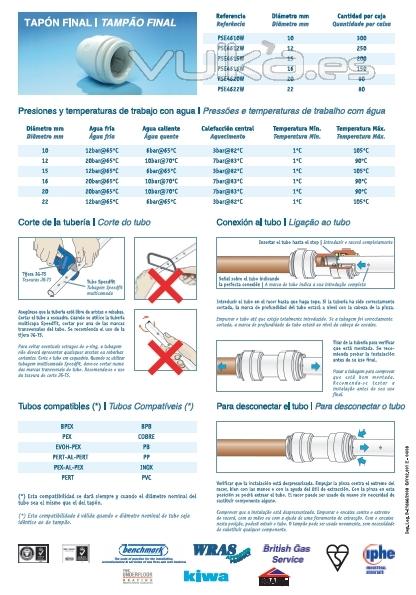 DATOS TECNICOS TAPONES