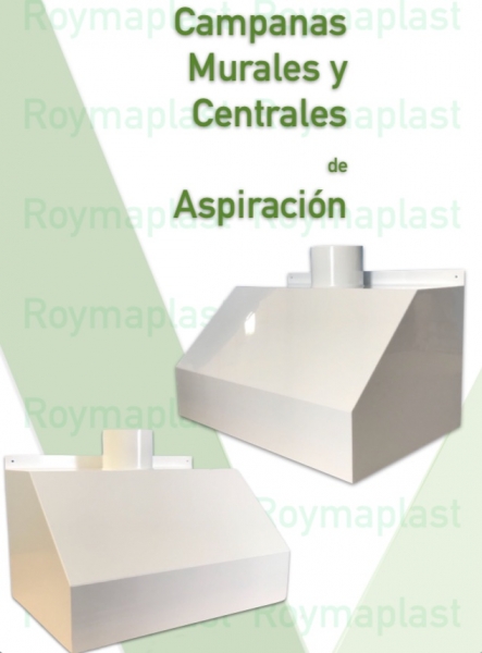 Campanas extractoras gases para laboratorios de polipropileno