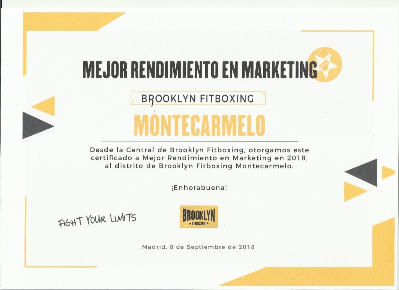 Premio Marketing Brooklyn Montecarmelo