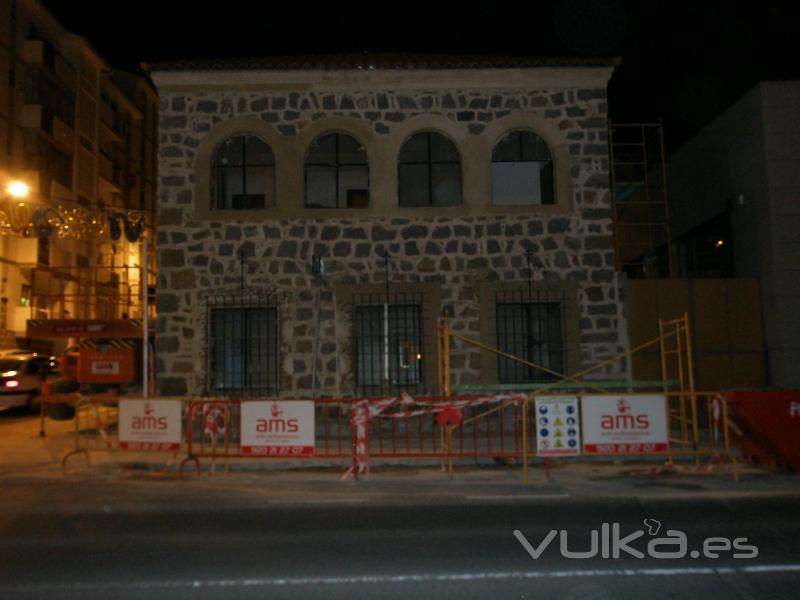 EDIFICIO ANTIGUO LABORATORIO DURANTE LA REHABILITACION