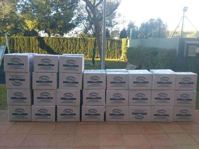 Disponemos de cajas en fianza estandarizadas en tamao y peso para que guardes tus enseres y podamos