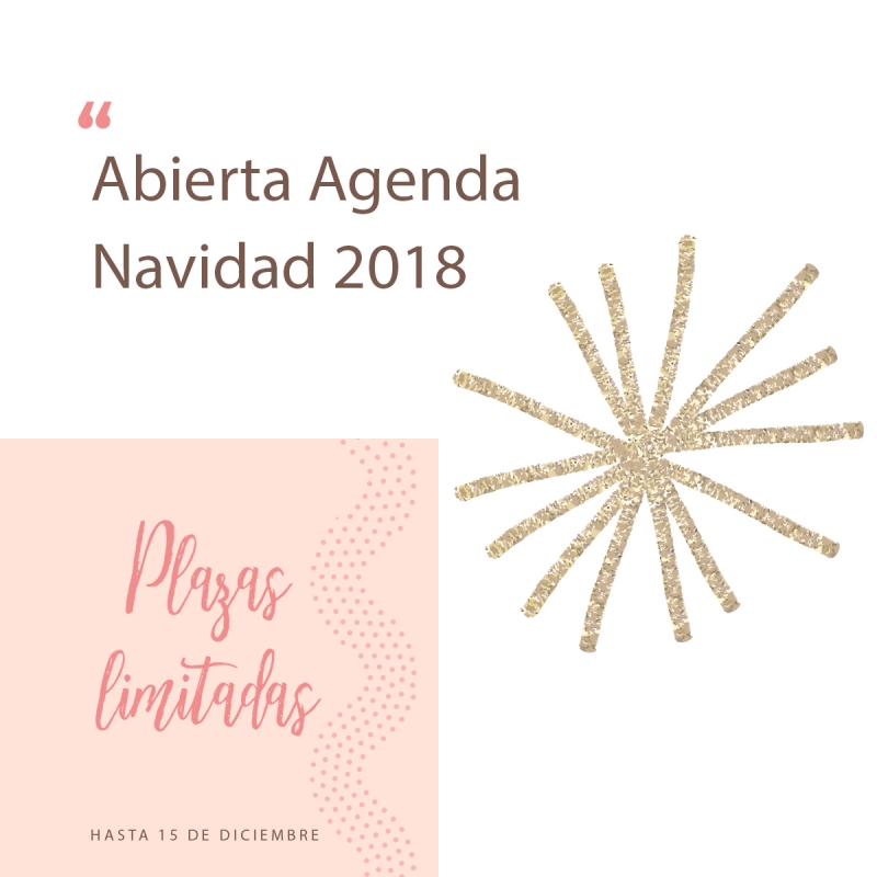 Abierta agenda de navidad 2018