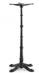 Base de mesa alta, negra, mod elsa-4ne, fundicion, altura 108 cm