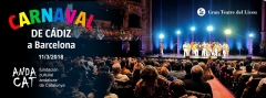 Carnaval de cadiz en barcelona organizao por la fundacion andacat