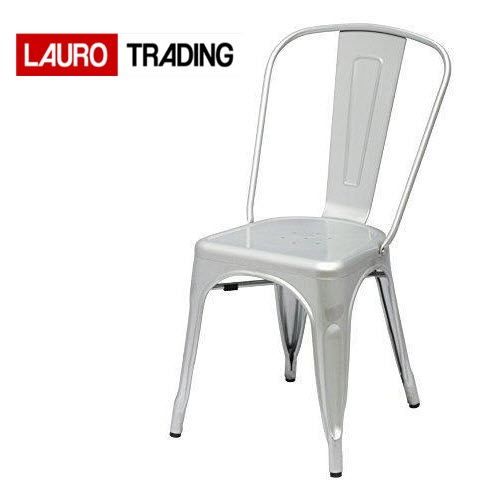 Silla BERNIE-GR, acero, gris plata.