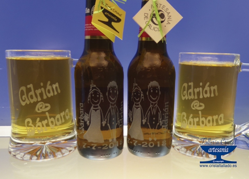 brindar cervezas bodas personalizadas