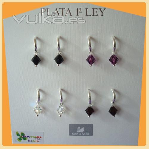 pendientes de plata