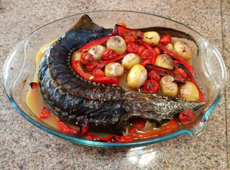 Pescado al horno