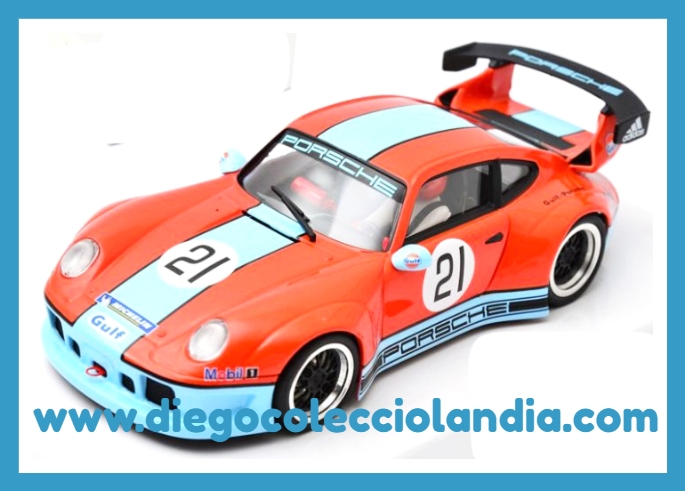 Coches deco Gulf para Scalextric . www.diegocolecciolandia.com .Tienda Scalextric Madrid, Espaa.