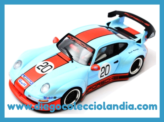 Coches deco Gulf para Scalextric . www.diegocolecciolandia.com .Tienda Scalextric Madrid, Espaa.