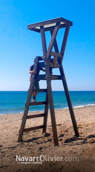 Torre de vigilancia y socorrismo para playas