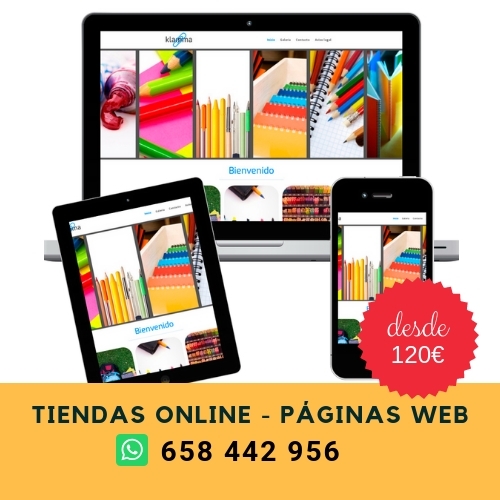 Paginas web y Tiendas online