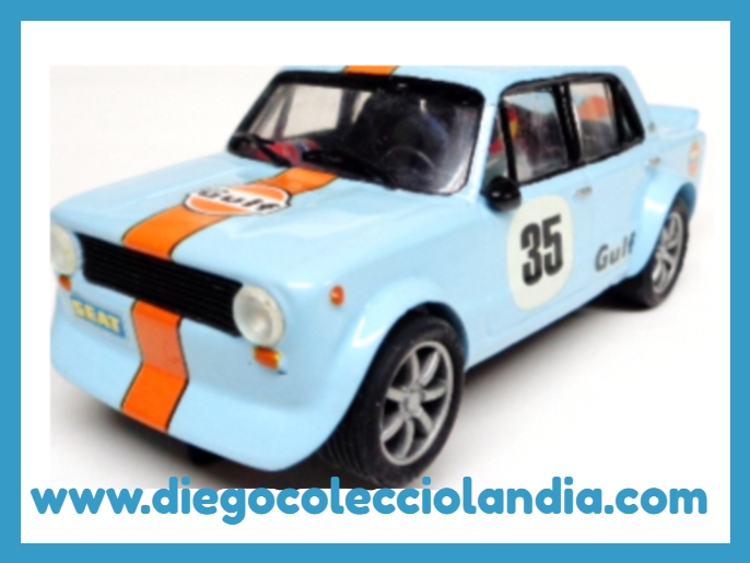 Seat 124 Gulf . www.diegocolecciolandia.com . Coches Gulf para Scalextric en Diego Colecciolandia.