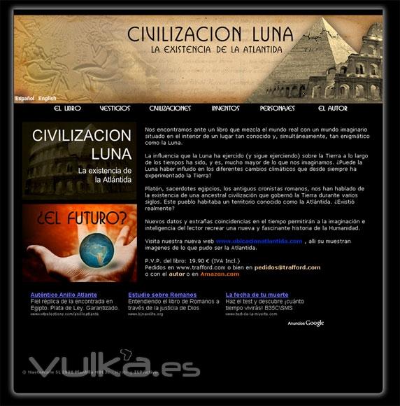 Trabajos web realizados civilizacionluna.com