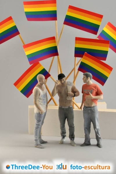 Orgullo Gay 2018 - Figuras de fantasa - ThreeDee-You Foto-Escultura 3d-u