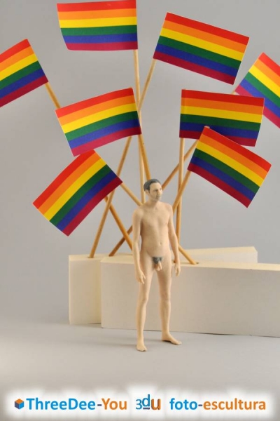 Orgullo Gay 2018 - Figuras de fantasía - ThreeDee-You Foto-Escultura 3d-u