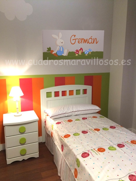 Habitaciones infantiles con cuadros originales