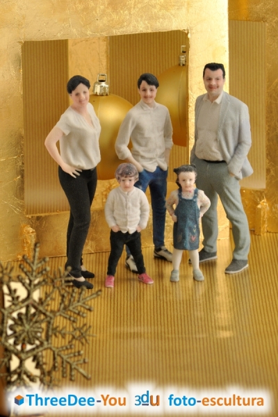 Navidad - Ponte En Tu Beln - Regalos para la familia - ThreeDee-You Foto-Escultura 3d-u