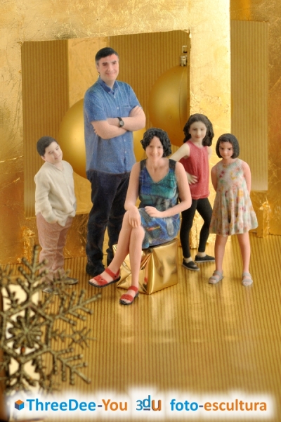 Navidad - Ponte En Tu Beln - Regalos para la familia - ThreeDee-You Foto-Escultura 3d-u
