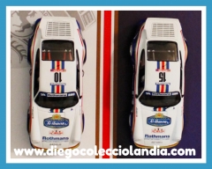 Set porsche 911  tour de corse 1985  serie  platinum collection  de slotwings ref/ rw044-01