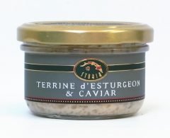 Terrina de esturión y caviar