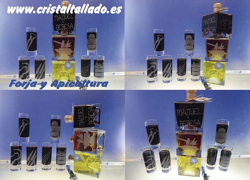 regalos en cristal personalizados en galicia