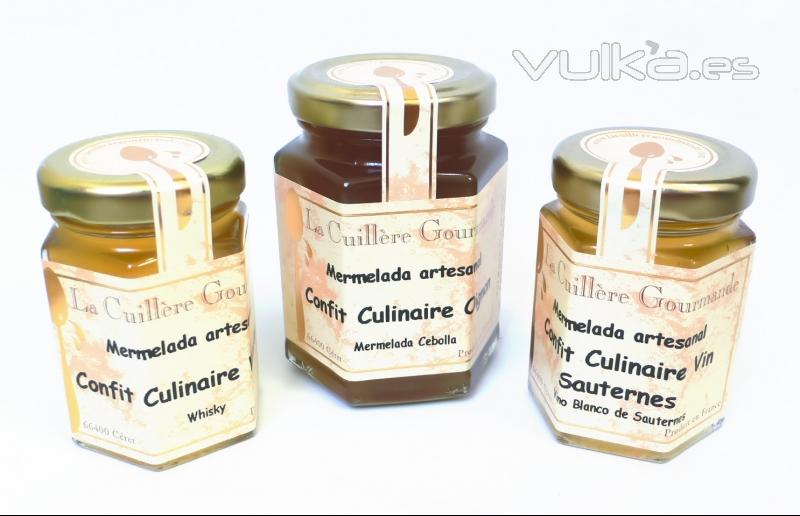 Set Confits culinaires (Whisky, vino de Sauternes y cebolla)