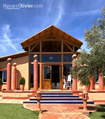 Construccion de estructura de madera laminada