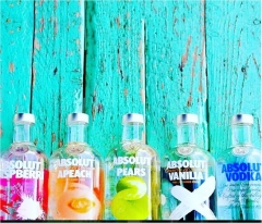 Botellitas de vodka absolut sabores