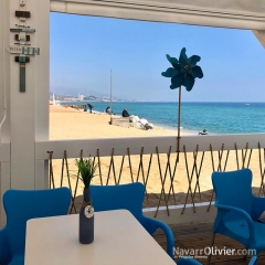 Pergola de madera desmontable para chiringuito de temporada