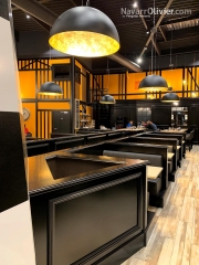 Reforma de restaurante en madera y metal