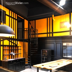 Interiorismo de restaurante en le pontet, avignon